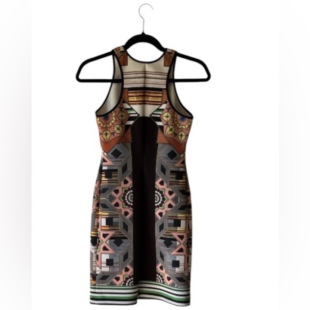 Clover Canyon Printed Scuba Bodycon Neoprene Sleeveless Tank Dress - Small - Picture 9 of 9